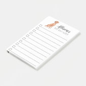 Hongaarse Vizsla Dog, gepersonaliseerd om lijst te Post-it® Notes (Schuin)