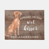 Hongaarse Vizsla .Dog Gepersonaliseerde Deurmat (Voorkant)