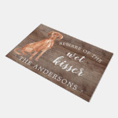 Hongaarse Vizsla .Dog Gepersonaliseerde Deurmat (Schuin)