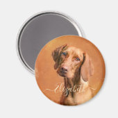 Hongaarse Vizsla Dog Magneet (Voorkant / Achterkant)