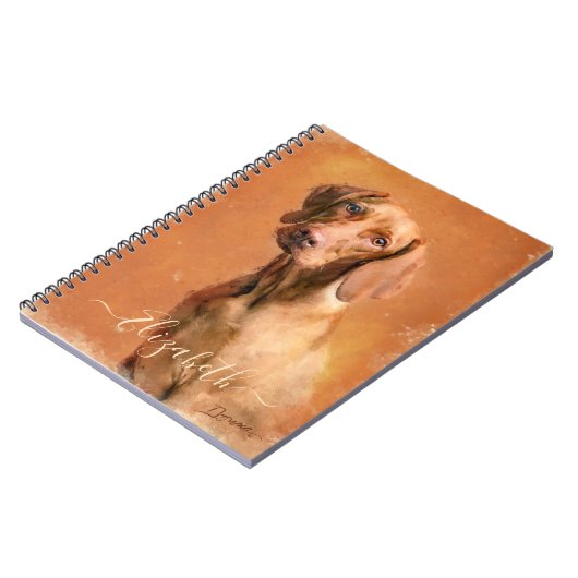 Hongaarse Vizsla Dog Notitieboek (Linkerzijde)