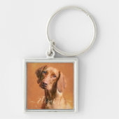 Hongaarse Vizsla Dog Sleutelhanger (Voorkant)