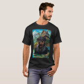 Hongaarse Vizsla Hond Camouflage T-shirt (Voorkant volledig)