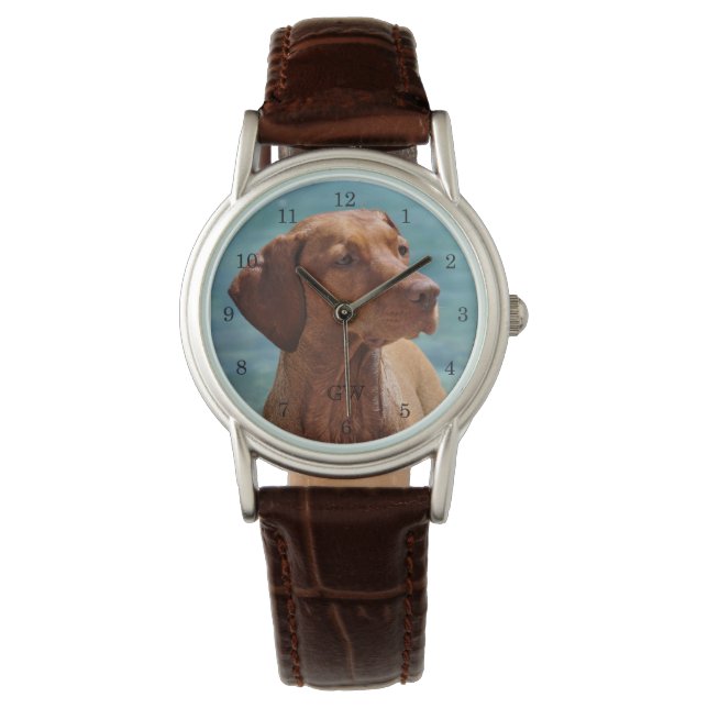 Hongaarse Vizsla-hond Horloge (Voorkant)