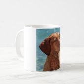 Hongaarse Vizsla-hond Koffiemok (Voorkant links)
