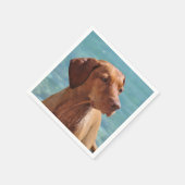 Hongaarse Vizsla-hond Servetten (Hoek)