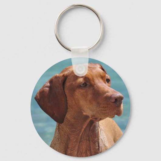 Hongaarse Vizsla-hond Sleutelhanger (Voorkant)