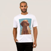 Hongaarse Vizsla-hond T-shirt (Voorkant volledig)