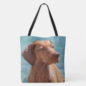 Hongaarse Vizsla-hond Tote Bag (Achterkant)