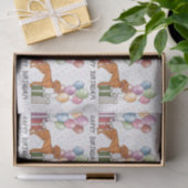 Hongaarse Vizsla Kleurrijke Pastel Gelukkige Verja Tissuepapier (Geschenk)