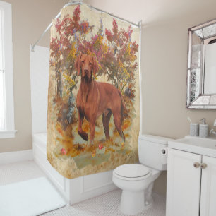 Hongaarse Vizsla Kunst Douchegordijn