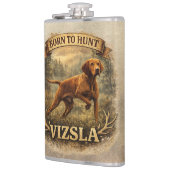 Hongaarse Vizsla Kunst    Heupfles (Links)