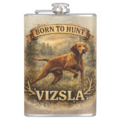 Hongaarse Vizsla Kunst    Heupfles (Voorkant)