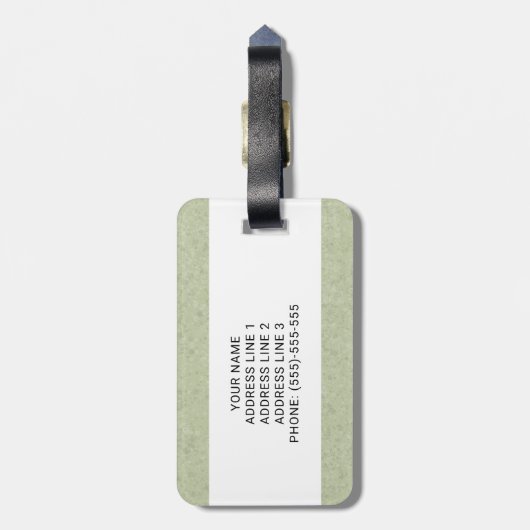 Hongaarse Vizsla Pointer Cartoon Hond Tekening Gro Bagagelabel (Achterkant verticaal)