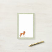Hongaarse Vizsla Pointer Honden Cartoon Illustrati Post-it® Notes (Op bureau)