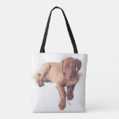Hongaarse Vizsla Puppy Tote Bag (Achterkant)