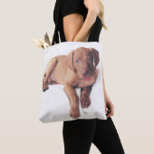 Hongaarse Vizsla Puppy Tote Bag (Dichtbij)