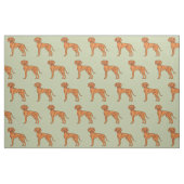 Hongaarse Vizsla Schattige Pointerhond Tekening Gr Stof (Fat Quarter)
