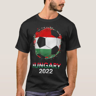 Hongaarse vlag 2022 Supporter Hongaars voetbalteam T-shirt