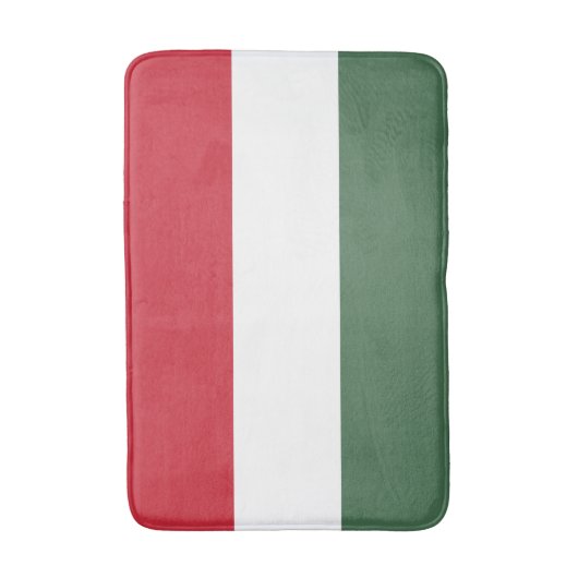 Hongaarse vlag badmat (Voorkant Verticaal)