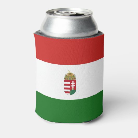 Hongaarse vlag blikjeskoeler (Blikje Achterkant)