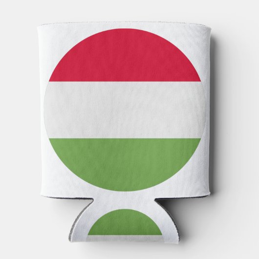 Hongaarse vlag blikjeskoeler (Achterkant)