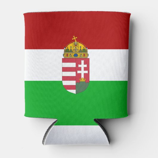 Hongaarse vlag blikjeskoeler (Voorkant)