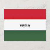 Hongaarse vlag briefkaart (Voorkant)