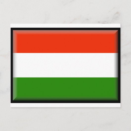 Hongaarse vlag briefkaart (Voorkant)