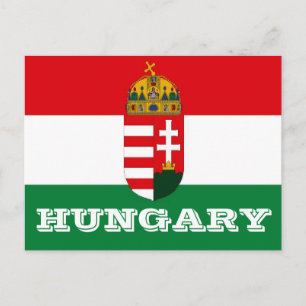 Hongaarse vlag briefkaart