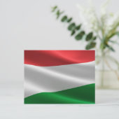 Hongaarse vlag briefkaart (Staand voorkant)