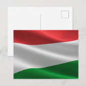 Hongaarse vlag briefkaart (Voorkant / Achterkant)