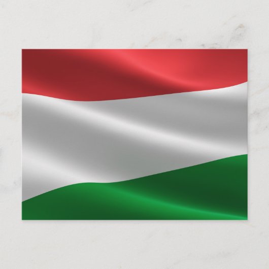 Hongaarse vlag briefkaart (Voorkant)