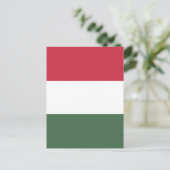 Hongaarse vlag briefkaart (Staand voorkant)