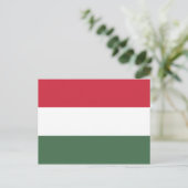 Hongaarse vlag briefkaart (Staand voorkant)