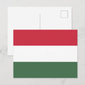 Hongaarse vlag briefkaart (Voorkant / Achterkant)