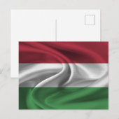Hongaarse vlag briefkaart (Voorkant / Achterkant)