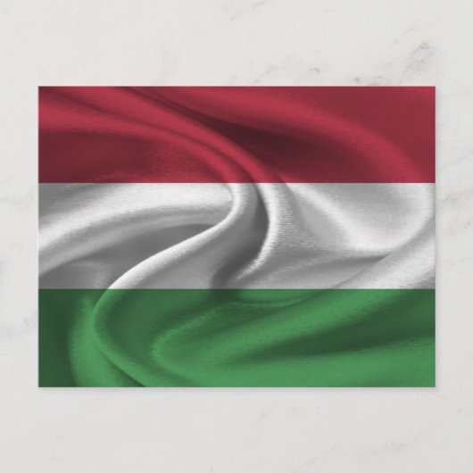Hongaarse vlag briefkaart (Voorkant)