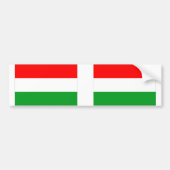 Hongaarse vlag bumpersticker (Voorkant)