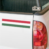 Hongaarse vlag bumpersticker (Op Truck)