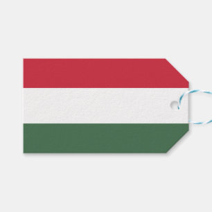 Hongaarse vlag cadeaulabel
