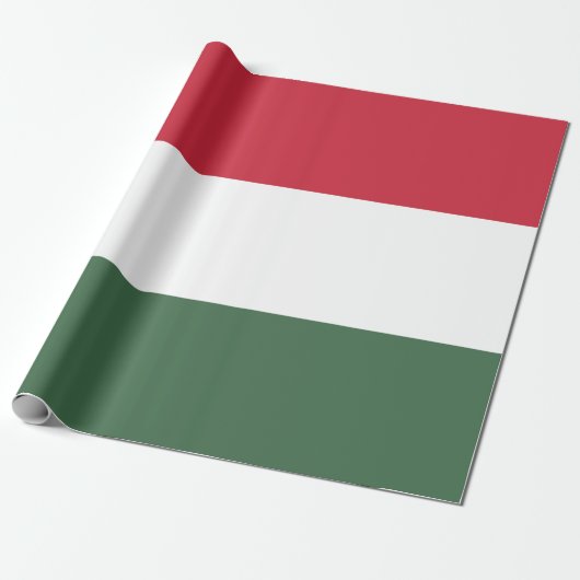 Hongaarse vlag cadeaupapier (Uitgerold)
