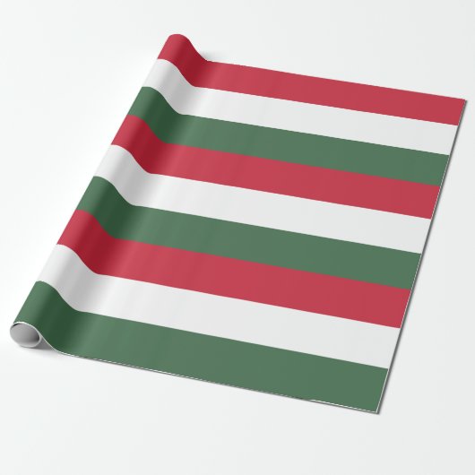 Hongaarse vlag cadeaupapier (Uitgerold)
