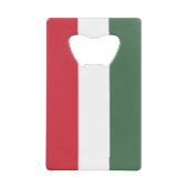 Hongaarse vlag creditkaart flessenopener (Voorkant)