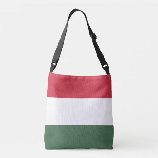 Hongaarse vlag crossbody tas (Achterkant)
