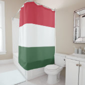 Hongaarse vlag douchegordijn (In situ)