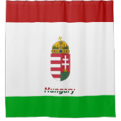 Hongaarse vlag douchegordijn (Voorkant)