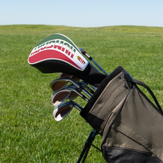 Hongaarse vlag: een prachtig patriottisch golfheadcover (Insitu)