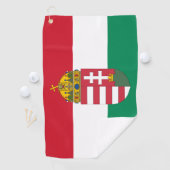 Hongaarse vlag, Emblem en Hongaarse golfsport Golfhanddoek (Insitu)