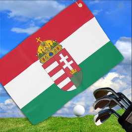 Hongaarse vlag, Emblem en Hongaarse golfsport Golfhanddoek